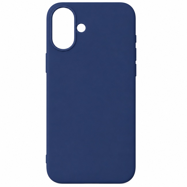 Μαλακή θήκη σιλικόνης για Apple iPhone 16 - μπλε