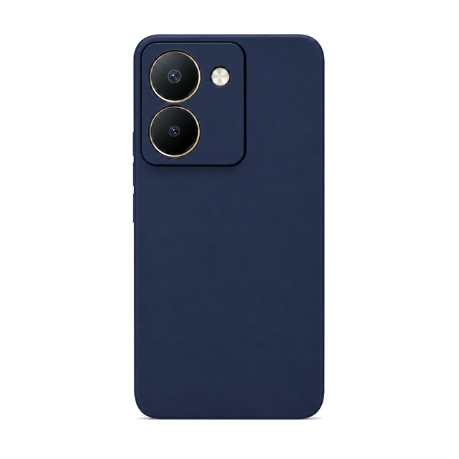 Soft Silicone Case for Vivo Y36 - Navy Blue