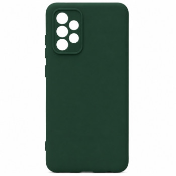 Soft Silicone Case for Samsung Galaxy A52 - Dark Green