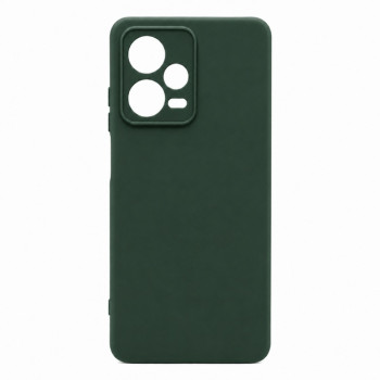 Soft Silicone Case for Xiaomi Redmi Note 12 Pro 5G - Dark Green