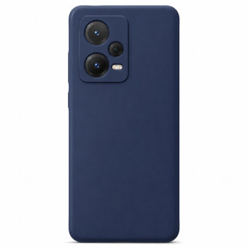 Soft Silicone Case for Xiaomi Poco X5 - Navy Blue