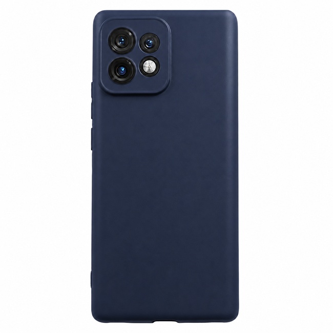 Μαλακή θήκη σιλικόνης για Moto EDGE 40 Pro - μπλε ναυτικό