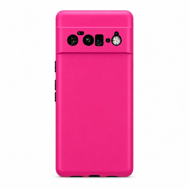 Soft Silicone Case for Google Pixel 6 Pro - Fuchsia