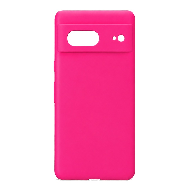 Soft Silicone Case for Google Pixel 7 - Fuchsia
