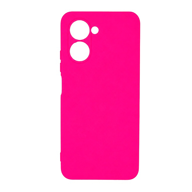 Soft Silicone Case for Realme C33 - Fuchsia