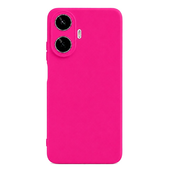 Soft Silicone Case for Realme C55 - Fuchsia
