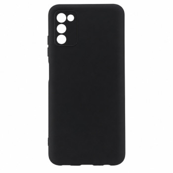 Soft Silicone Case for Samsung Galaxy A03S - Black