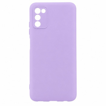 Soft Silicone Case for Samsung Galaxy A03S - Lilac