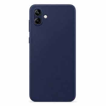 Soft Silicone Case for Samsung Galaxy A04E - Navy Blue