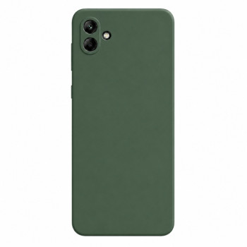Soft Silicone Case for Samsung Galaxy A04E - Dark Green