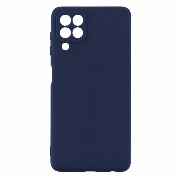 Soft Silicone Case for Samsung Galaxy M53 5G - Navy Blue