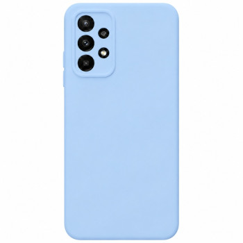 Soft Silicone Case for Samsung Galaxy A73 - Sky Blue
