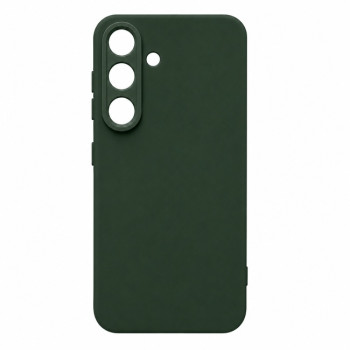 Soft Silicone Case for Samsung Galaxy A55 - Dark Green