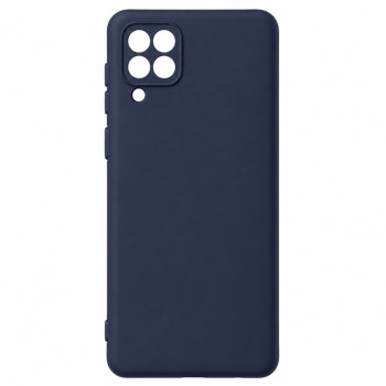 Soft Silicone Case for Samsung Galaxy A22 4G - Navy Blue