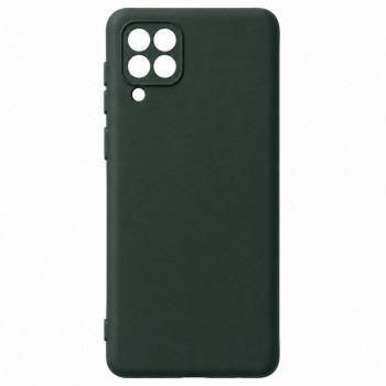 Soft Silicone Case for Samsung Galaxy A22 4G - Dark Green