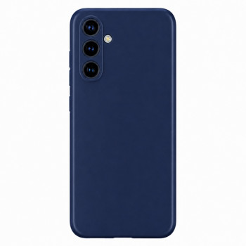 Soft Silicone Case for Samsung Galaxy A24 - Navy Blue