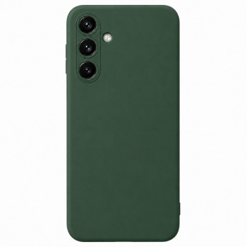 Soft Silicone Case for Samsung Galaxy A24 - Dark Green