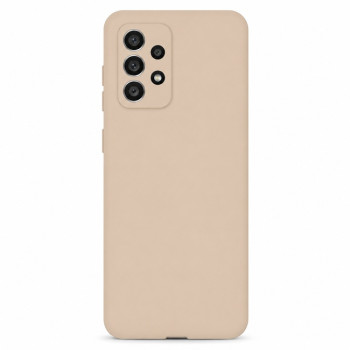 Soft Silicone Case for Samsung Galaxy A33 - Beige