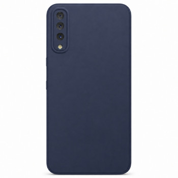 Soft Silicone Case for Samsung Galaxy A50 - Navy Blue
