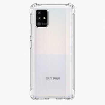 Διάφανη θήκη σιλικόνης για Samsung Galaxy A51 - διάφανη