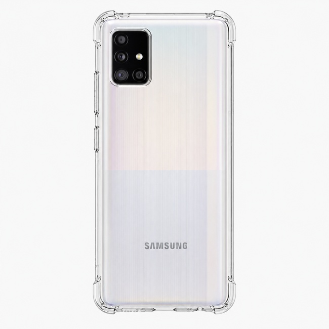 Διάφανη θήκη σιλικόνης για Samsung Galaxy A51 - διάφανη