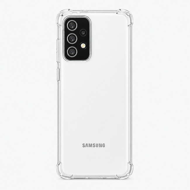 Διάφανη θήκη σιλικόνης για Samsung Galaxy A52 - διάφανη