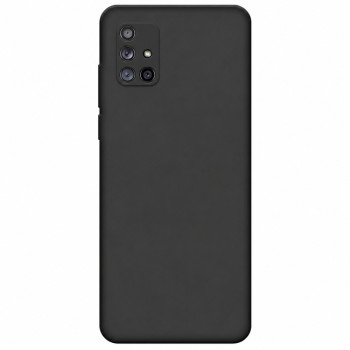 Soft Silicone Case for Samsung Galaxy A71 - Black