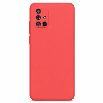Soft Silicone Case for Samsung Galaxy A71 - Red