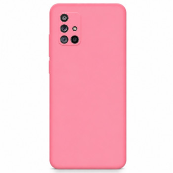 Soft Silicone Case for Samsung Galaxy A71 - Pink