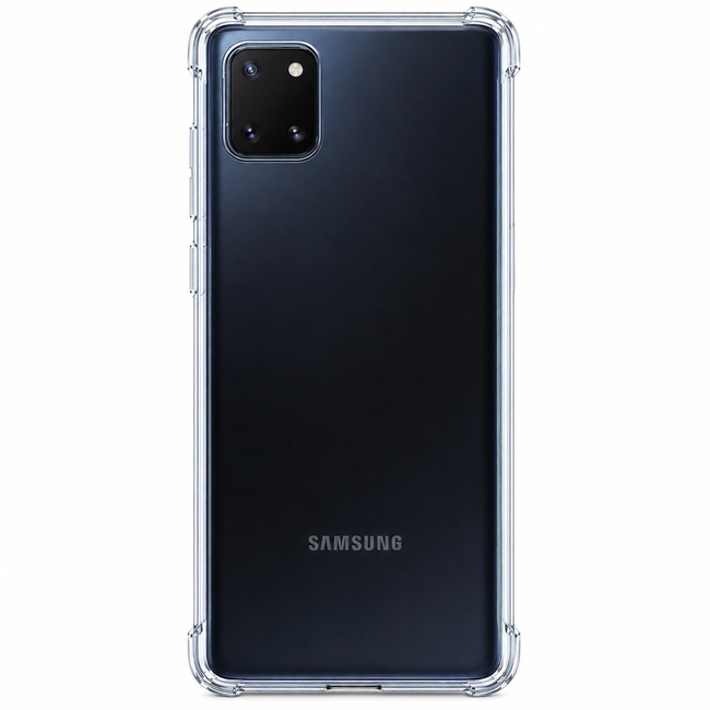 Διάφανη θήκη σιλικόνης για Samsung Galaxy NOTE 10 LITE - διάφανη