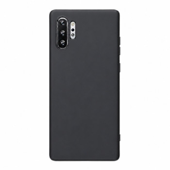 Soft Silicone Case for Samsung Galaxy Note 10 Plus - Black