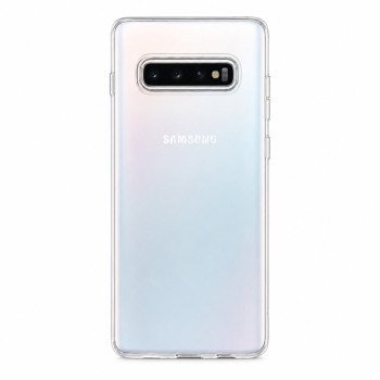 Διάφανη θήκη σιλικόνης για Samsung Galaxy S10 - διάφανη