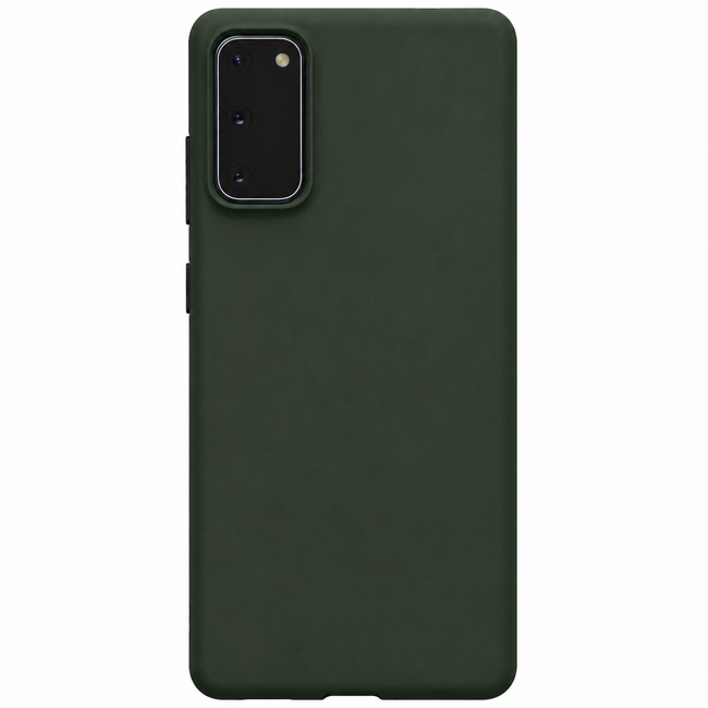 Μαλακή θήκη σιλικόνης για Samsung Galaxy S20 - σκούρο πράσινο