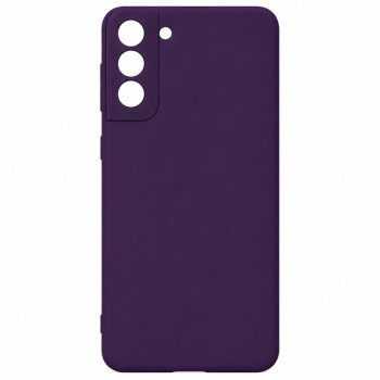 Soft Silicone Case for Samsung Galaxy S21 - Dark Purple