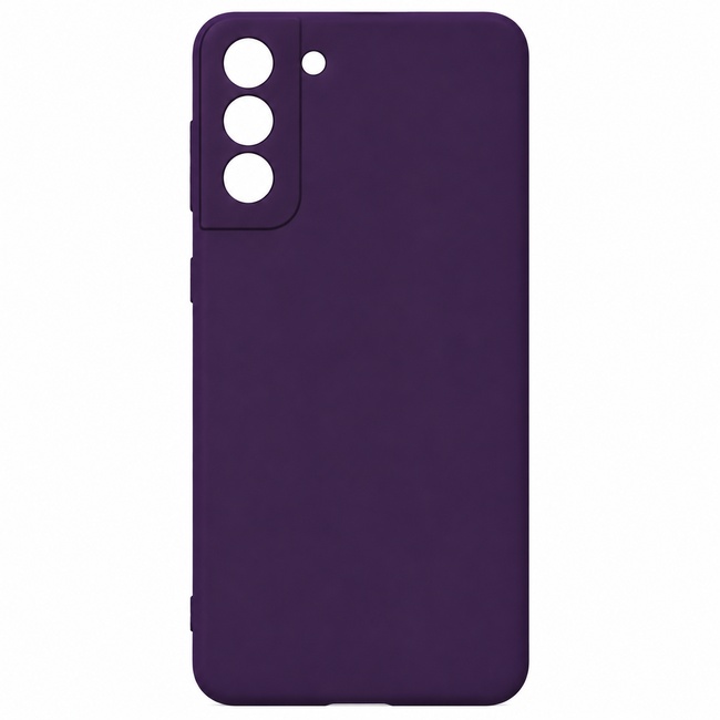 Μαλακή θήκη σιλικόνης για Samsung Galaxy S21 - dark purple