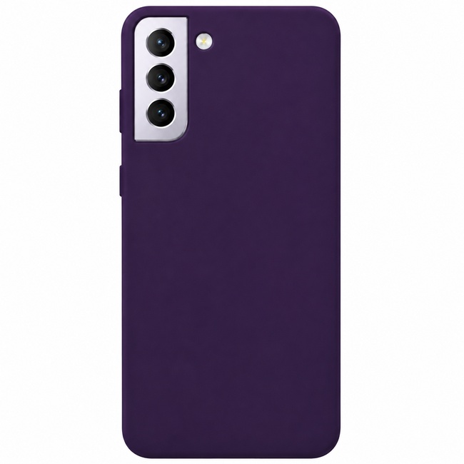 Μαλακή θήκη σιλικόνης για Samsung Galaxy S21 Plus - dark purple