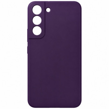 Soft Silicone Case for Samsung Galaxy S22 Plus - Dark Purple
