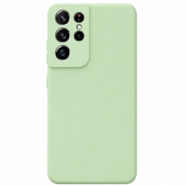 Μαλακή θήκη σιλικόνης για Samsung Galaxy S22 Ultra - φιστικί
