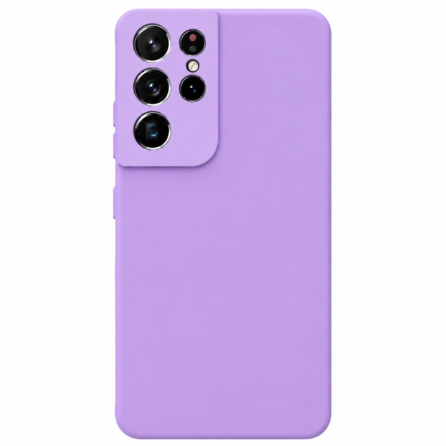 Μαλακή θήκη σιλικόνης για Samsung Galaxy S22 Ultra - λιλά