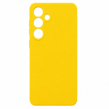 Soft Silicone Case for Samsung Galaxy S25 Plus - Yellow