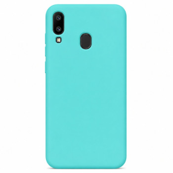 Θήκη σιλικόνης για Galaxy A20 - turquoise