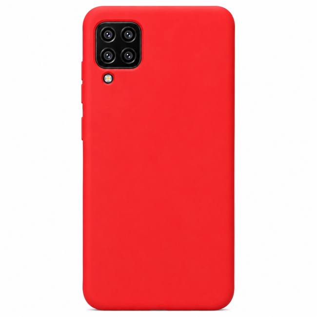 Θήκη σιλικόνης για Galaxy A22 4G - κόκκινη