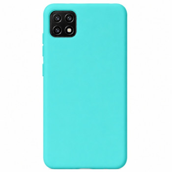 Θήκη σιλικόνης για Galaxy A22 5G - turquoise