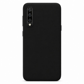 Θήκη σιλικόνης για Galaxy A70 - μαύρη