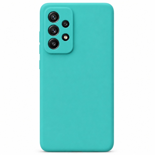 Θήκη σιλικόνης για Galaxy A72 - turquoise