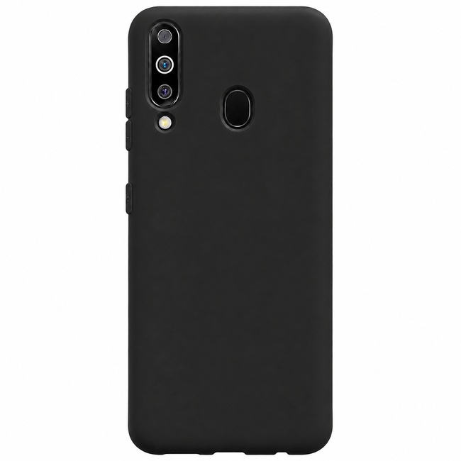 Θήκη σιλικόνης για Galaxy M30 - μαύρη