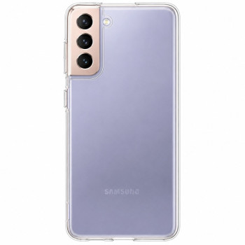 Διάφανη θήκη σιλικόνης για Samsung Galaxy S21 - διάφανη