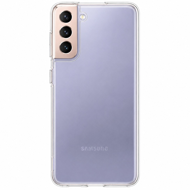 Διάφανη θήκη σιλικόνης για Samsung Galaxy S21 - διάφανη