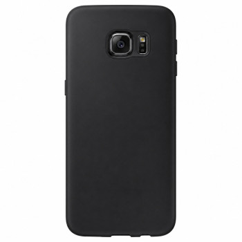 Θήκη σιλικόνης για Galaxy S6 Edge - μαύρη