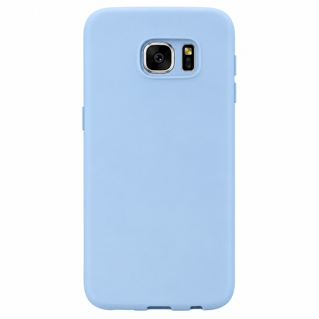 Θήκη σιλικόνης για Galaxy S6 - γαλάζια